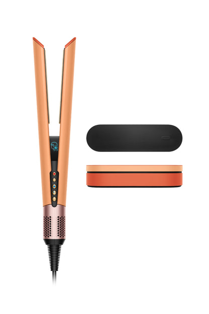 Dyson Airstrait™ hårfön och plattång (Ceramic apricot/Topaz)