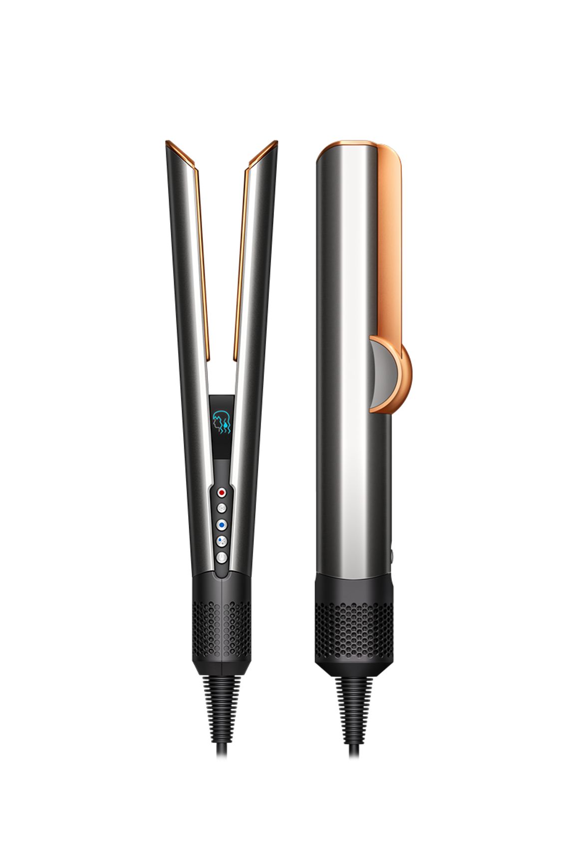 Dyson Airstrait™ hårfön och plattång (Ceramic apricot/Topaz)