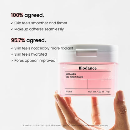 Biodance Collagen Gel Toner Pads 60pcs - Avoriell