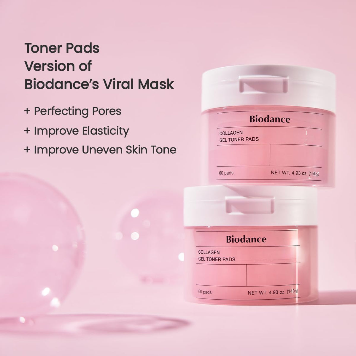 Biodance Collagen Gel Toner Pads 60pcs - Avoriell