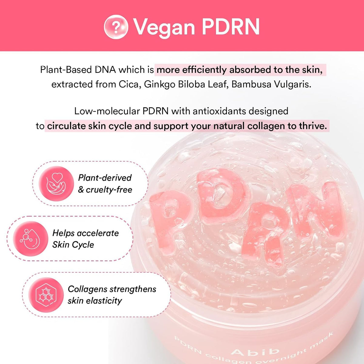 Abib PDRN Collagen Overnight Mask Firming Jelly 80ml - Avoriell