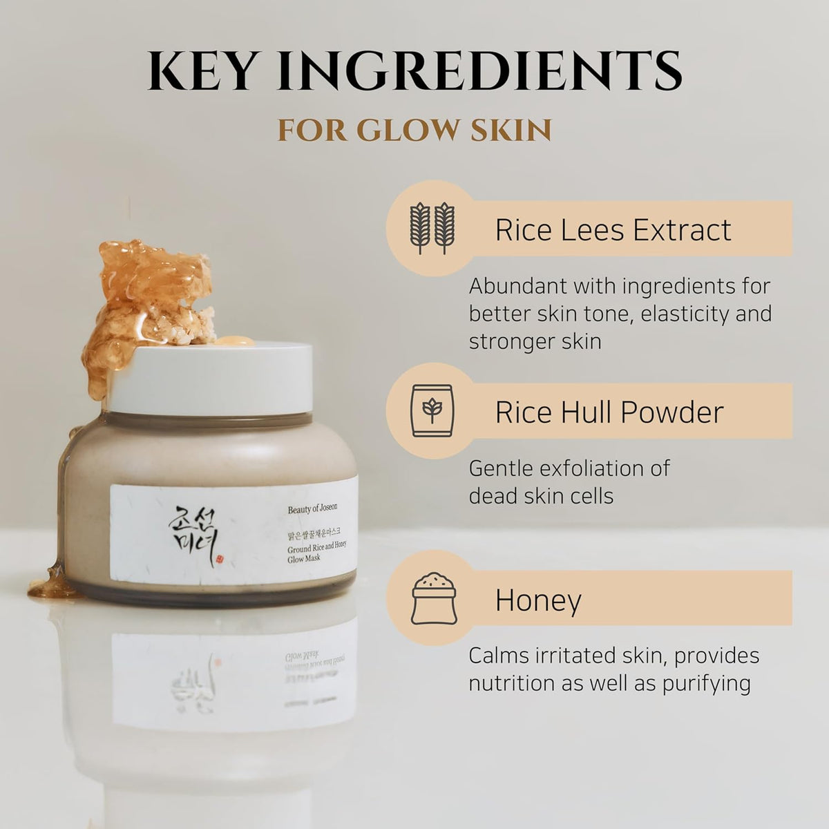 Beauty of Joseon of Ground Rice and Honey Glow Mask 150ml - Avoriell