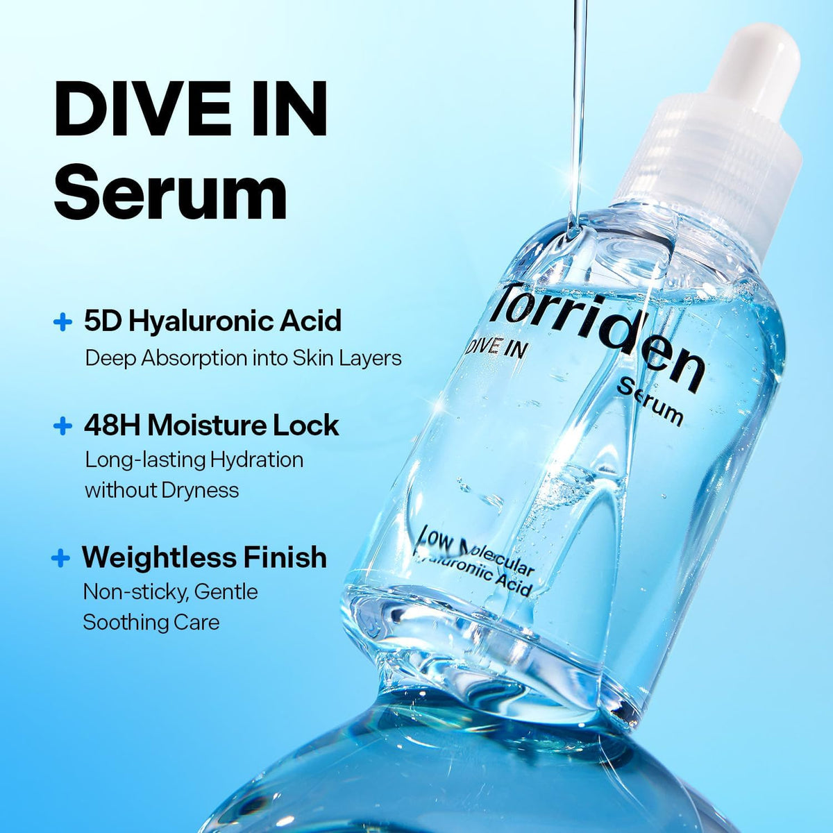 Torriden DIVE - IN Low Molecular Hyaluronic Acid Serum 50ml - Avoriell