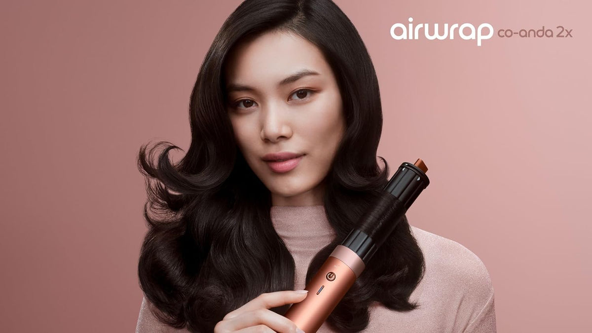 Dyson Airwrap Co-Spirit 2x Multistyler and Dryer Straight+Wavy (Amber Silk)