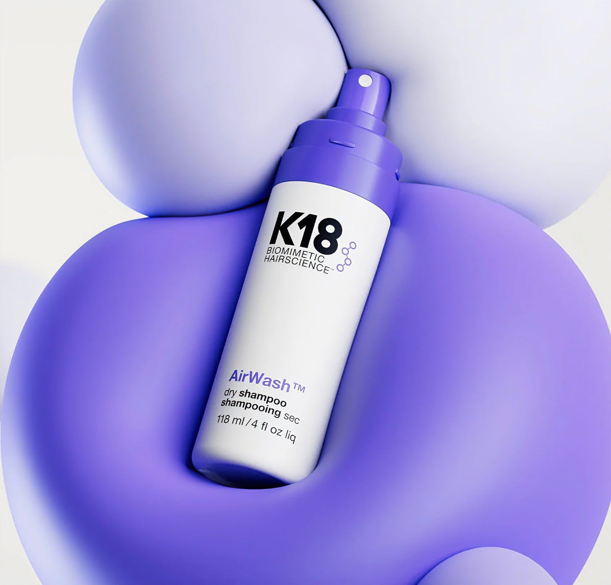 K18Hair AirWash Dry Shampoo 118ml