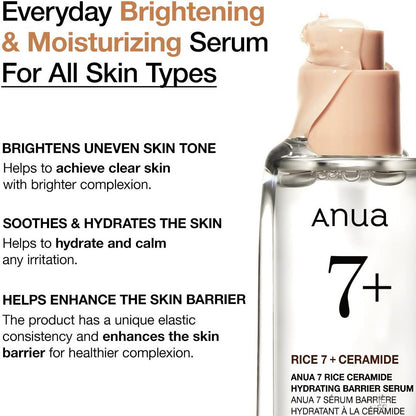 Anua 7 Rice Ceramide Hydrating Barrier Serum 50ml