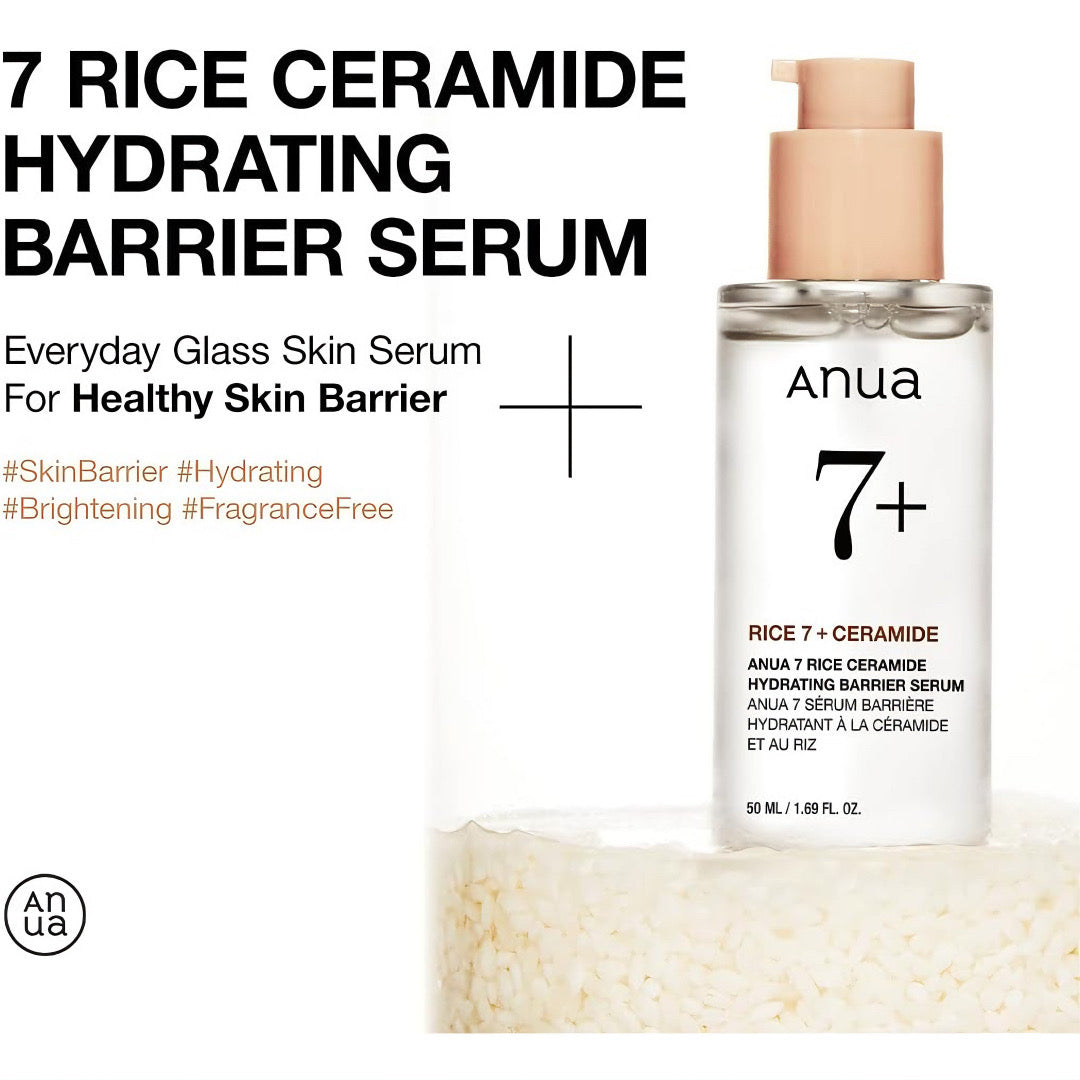 Anua 7 Rice Ceramide Hydrating Barrier Serum 50ml