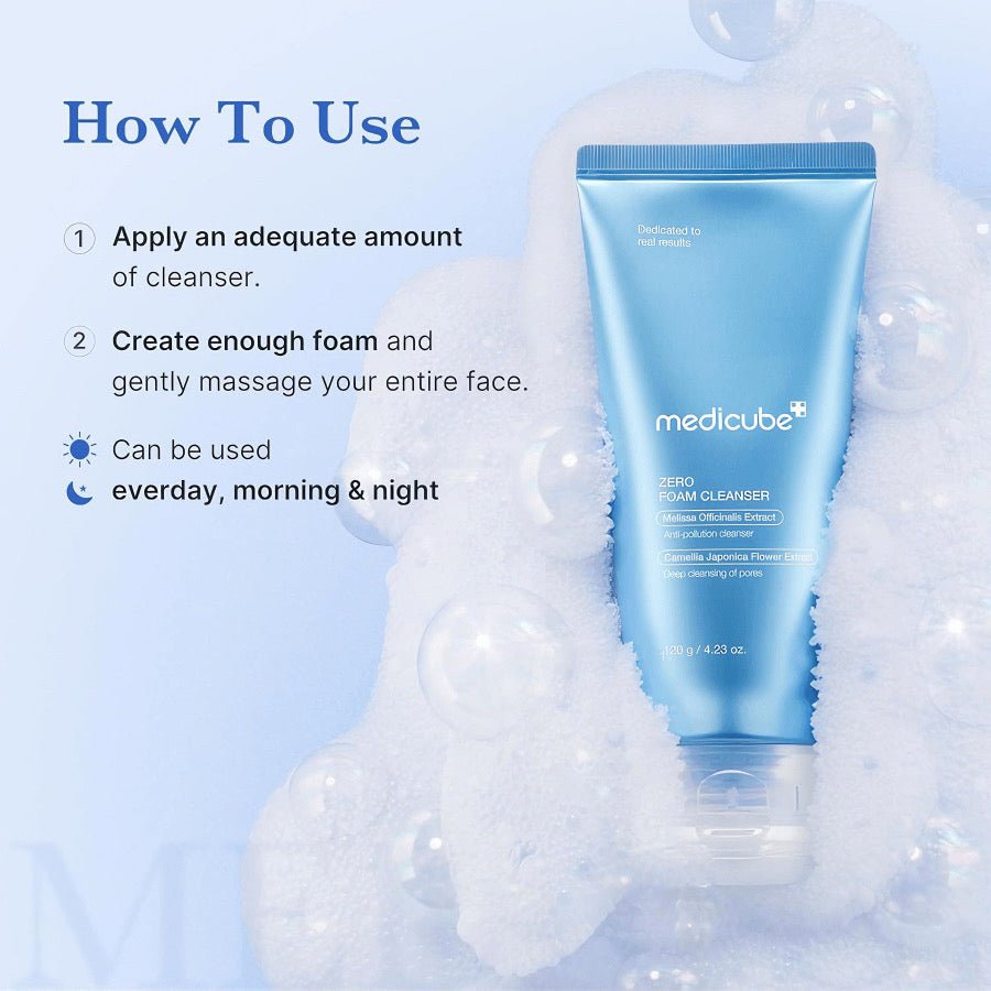 Medicube Zero Foam Cleanser 120g - Avoriell