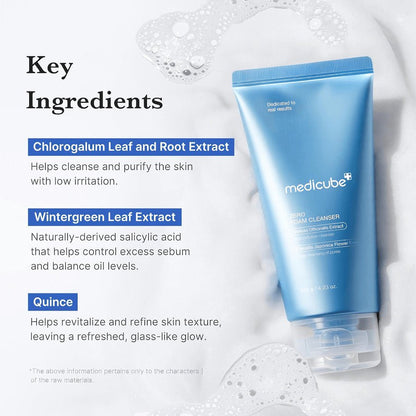 Medicube Zero Foam Cleanser 120g - Avoriell